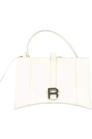 Balenciaga Pre-owned, Kobieta, Biały, ONE SIZE, Len, Pre-owned Skórzane torebki