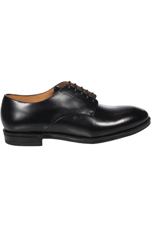 HENDERSON BARACCO Buty, Mężczyzna, Czarny, 46 EU, Ręcznie Robione Czarne Buty Na Sznurowadła Z Skóry Cielęcej