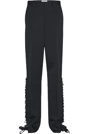 Jean Paul Gaultier Spodnie, Kobieta, Czarny, M, Wide Trousers