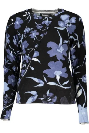 Desigual Swetry, Kobieta, Wielobarwność, S, Long Sleeve Tops