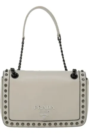 Prada Pre-owned, Kobieta, Beżowy, ONE SIZE, Skóra, Pre-owned Leather prada-bags