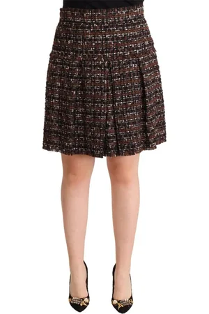 Dolce & Gabbana Spódnice, Kobieta, brązowy, XS, Midi Skirts