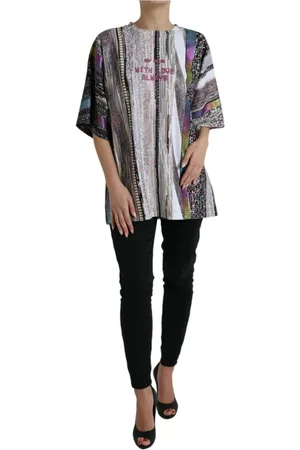 Dolce & Gabbana Koszulki, Kobieta, Wielobarwność, XS, T-Shirts