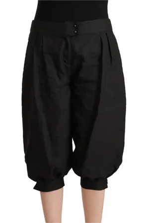 Gianfranco Ferré Spodnie, Kobieta, Czarny, M, Cropped Trousers