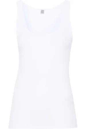 Totême Koszulki, Kobieta, Biały, M, Sleeveless Tops