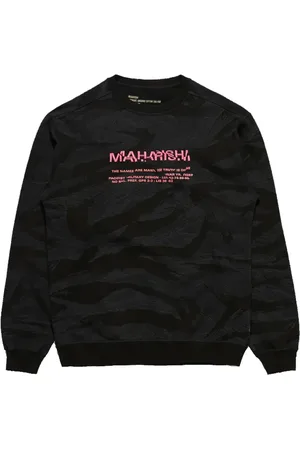 Maharishi Bluzy, Mężczyzna, Czarny, XL, Swetry Bluzy z kapturem