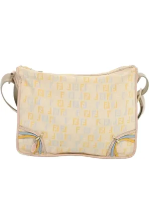 Fendi Pre-owned, Kobieta, Beżowy, ONE SIZE, Pre-owned Canvas fendi-bags