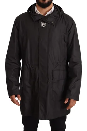 Dolce & Gabbana Płaszcze, Mężczyzna, Czarny, XS, Parkas