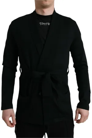 Dolce & Gabbana Bielizna nocna, Mężczyzna, Czarny, M, Kaszmir, Robes