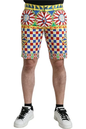 Dolce & Gabbana Szorty, Mężczyzna, Wielobarwność, L, Bawełna, Casual Shorts