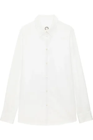 Inès de la Fressange Bluzki, Kobieta, Biały, 2XS, Bawełna, Blouses & Shirts