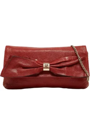 Carolina Herrera Pre-owned, Kobieta, Czerwony, ONE SIZE, Pre-owned Leather clutches