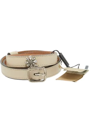 Burberry Pre-owned, Kobieta, Biały, ONE SIZE, Pre-owned Leather belts