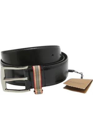 Burberry Pre-owned, Mężczyzna, Czarny, ONE SIZE, Pre-owned Leather belts