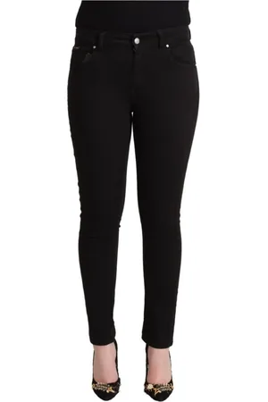 Dolce & Gabbana Jeansy, Kobieta, Czarny, S, Skinny Jeansy