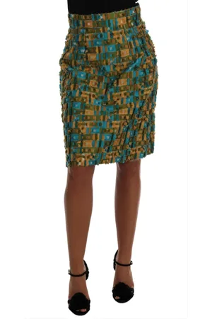 Dolce & Gabbana Spódnice, Kobieta, Wielobarwność, M, Pencil Skirts