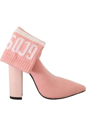GCDS Buty, Kobieta, Różowy, 39 EU, Zamsz, Heeled Botki