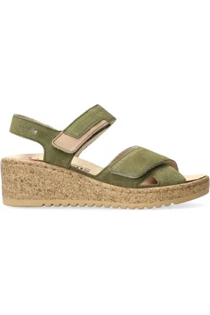 Mephisto Buty, Kobieta, Zielony, 37 EU, Zamsz, Flat Sandals