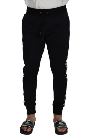 Dolce & Gabbana Spodnie, Mężczyzna, Czarny, S, Sweatpants