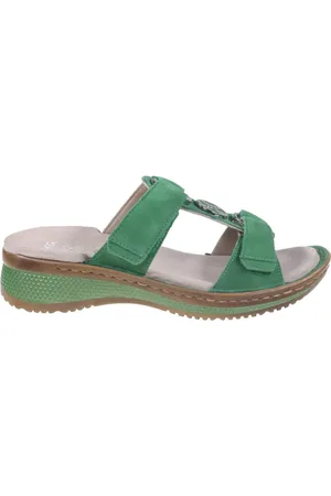ARA Buty, Kobieta, Zielony, 36 EU, Zielona Hawaii Sandałki Damskie