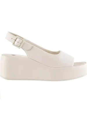 Högl Buty, Kobieta, Biały, 41 1/2 EU, Pleciona sandał damski - Off