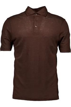 Gran Sasso Koszulki, Mężczyzna, brązowy, M, Polo Shirts