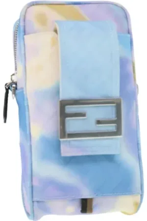 Fendi Pre-owned, Kobieta, Niebieski, ONE SIZE, Pre-owned Canvas fendi-bags