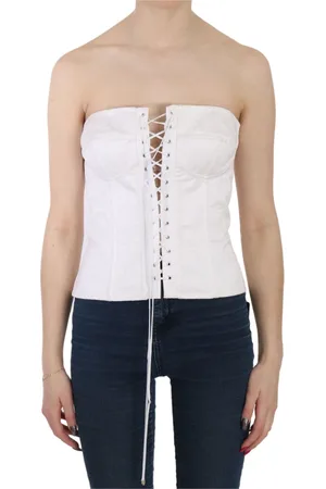 Dolce & Gabbana Koszulki, Kobieta, Biały, L, Sleeveless Tops