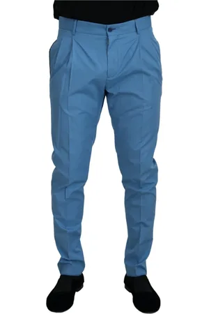 Dolce & Gabbana Spodnie, Mężczyzna, Niebieski, M, Suit Trousers