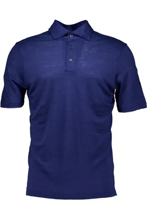 Gran Sasso Koszulki, Mężczyzna, Niebieski, L, Polo Shirts