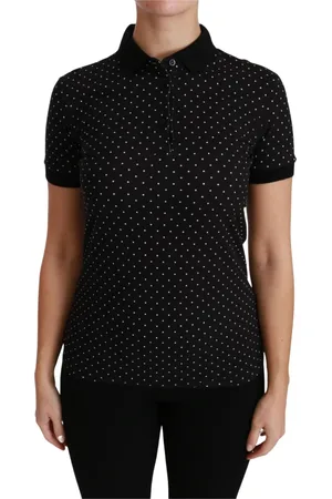 Dolce & Gabbana Koszulki, Kobieta, Czarny, 2XS, Polo Shirts