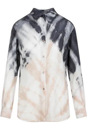 GABRIELA HEARST Bluzki, Kobieta, Wielobarwność, S, Kaszmir, CMM Camel Multi Ferrara Shirt