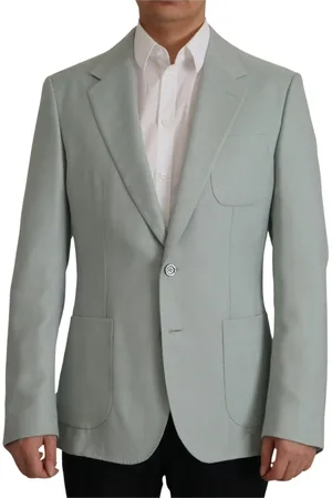 Dolce & Gabbana Kurtki, Mężczyzna, Zielony, L, Kaszmir, Blazers