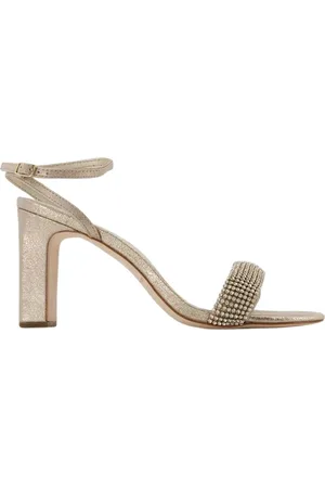 Loeffler Randall Buty, Kobieta, Beżowy, 36 EU, Skóra, Rhinestone Almond Toe Sandały - Skóra Cappuccino