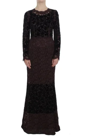 Dolce & Gabbana Sukienki, Kobieta, brązowy, S, Gowns