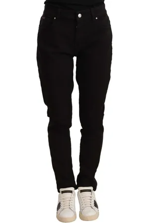 Dolce & Gabbana Jeansy, Kobieta, Czarny, M, Slim-fit Jeansy