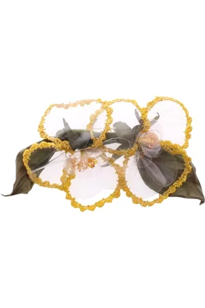 Dolce & Gabbana Akcesoria, Kobieta, Wielobarwność, ONE SIZE, Wykwintny Kwiatowy Jedwabny Brosz