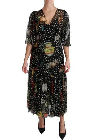 Dolce & Gabbana Sukienki, Kobieta, Wielobarwność, S, Maxi Sukienki