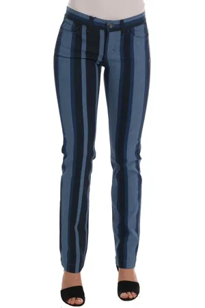 Dolce & Gabbana Jeansy, Kobieta, Niebieski, XS, Denim, Slim-fit Jeansy