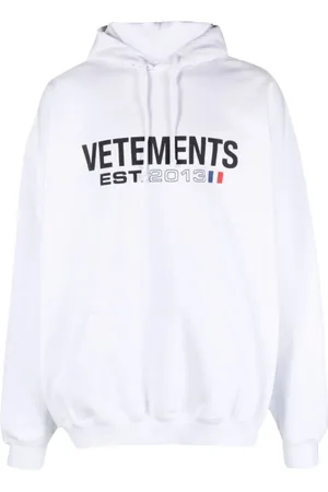 Vetements Bluzy, Mężczyzna, Biały, S, Bluzy z kapturem