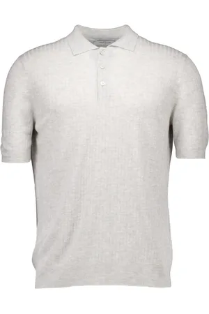 Gran Sasso Koszulki, Mężczyzna, Szary, M, Polo Shirts
