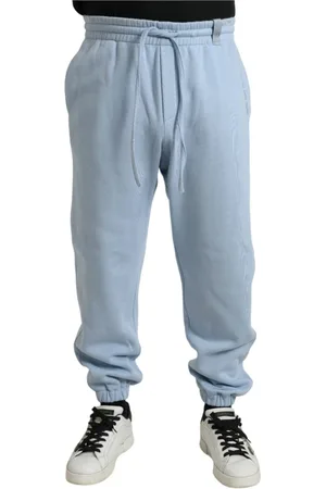 Dolce & Gabbana Spodnie, Mężczyzna, Niebieski, M, Sweatpants