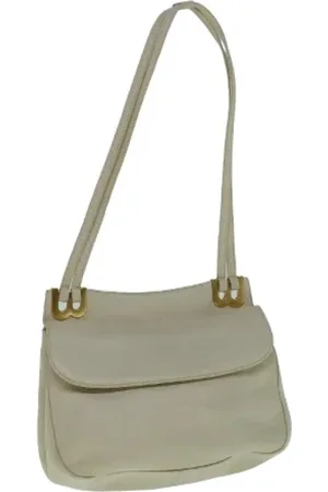 Bally Pre-owned, Kobieta, Beżowy, ONE SIZE, Skóra, Pre-owned skórzane torby na ramię
