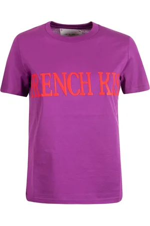 Alberta Ferretti Koszulki, Kobieta, Fioletowy, S, T-Shirts