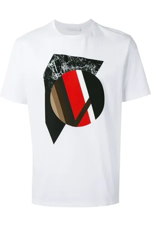 Neil Barrett Koszulki, Mężczyzna, Biały, S, T-Shirts