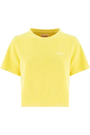 MC2 SAINT BARTH Koszulki, Kobieta, Żółty, L, T-Shirts