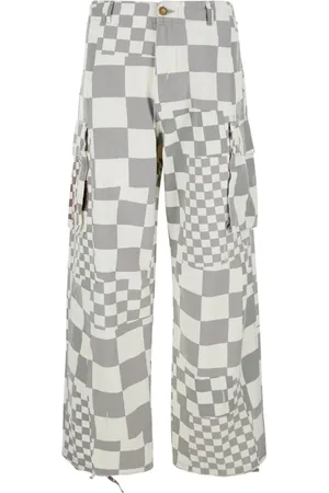 ERL Spodnie, Mężczyzna, Wielobarwność, S, Wide Trousers