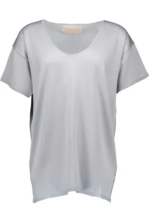 CIRCUS HOTEL Koszulki, Kobieta, Szary, S, Srebrne T-shirty