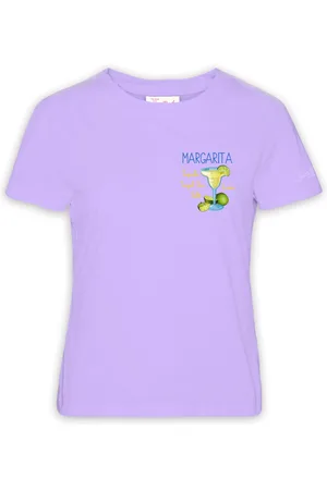 MC2 SAINT BARTH Koszulki, Kobieta, Fioletowy, L, Stylowe T-shirty i Pola