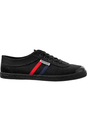 Kawasaki Buty, Mężczyzna, Czarny, 37 EU, Len, Retro Canvas Buty Czarne Jednolite